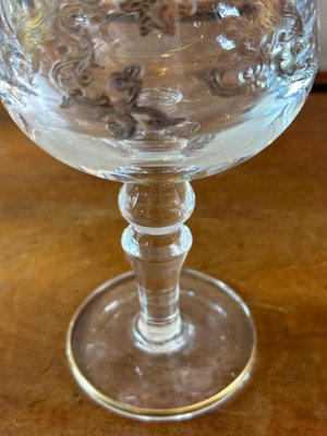 Crystal Glasses, 1950, Set of 6-BFK-2035357