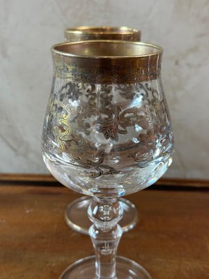 Crystal Glasses, 1950, Set of 6-BFK-2035357