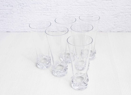 Crystal Glasses from Daum, France, 1960s, Set of 6-BQF-1820186