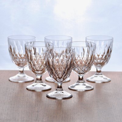 Crystal Glasses from Villeroy & Boch, 1950s, Set of 6-SHG-2021719