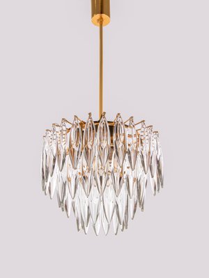 Crystal & Gold Plated Chandelier from Lobmeyr / Bakalowits & Sons, 1960s-DEK-953196