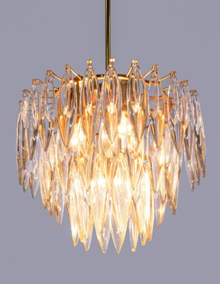 Crystal & Gold Plated Chandelier from Lobmeyr / Bakalowits & Sons, 1960s-DEK-953196