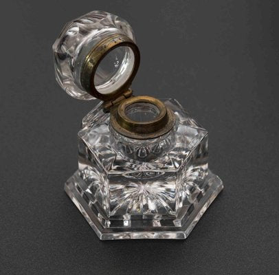 Crystal Inkwell, Italy, 20th Century-ZCI-1411238