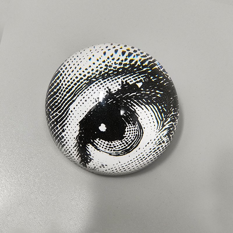 Crystal Paperweight Sphere by Piero Fornasetti, Italy, 1970s