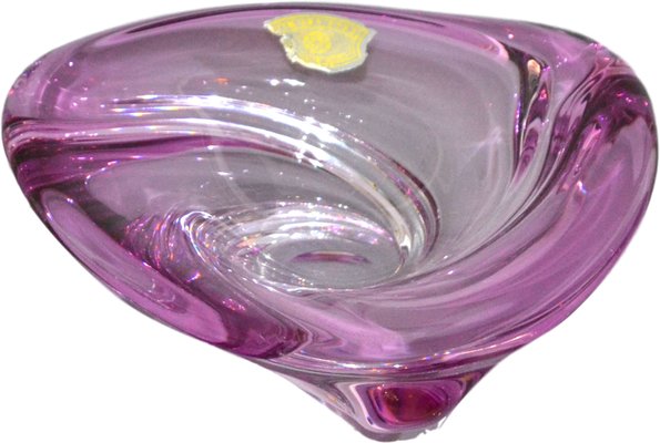 Crystal Plate or Bowl from Val Saint Lambert, 1970s-AOU-1436090