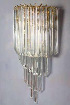 Crystal Prism Wall Sconces, 1980s, Set of 2-MBH-1032565