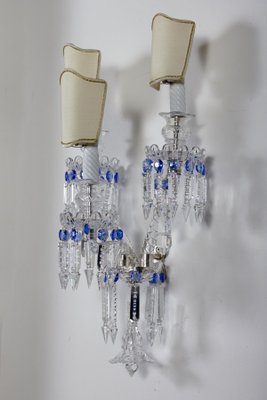 Crystal Sconces, France, 1930s, Set of 2-MBH-1032546