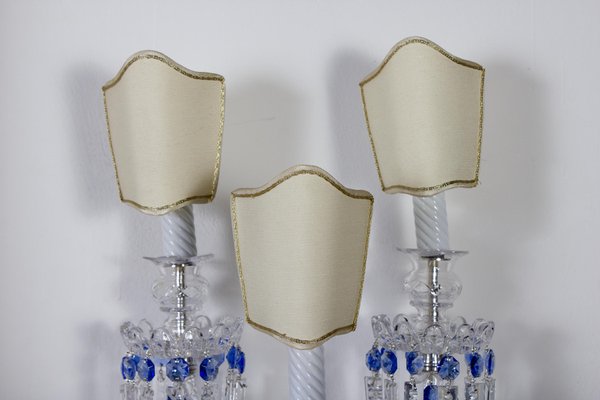 Crystal Sconces, France, 1930s, Set of 2-MBH-1032546