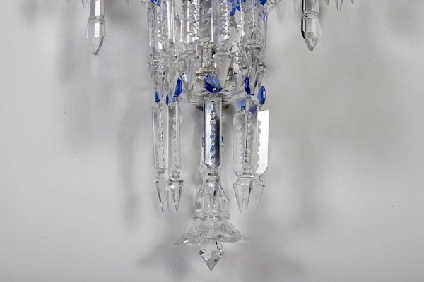 Crystal Sconces, France, 1930s, Set of 2-MBH-1032546