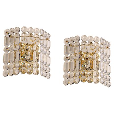 Crystal Sconces from Kinkeldey, Germany, 1970s, Set of 2-UGR-1244752