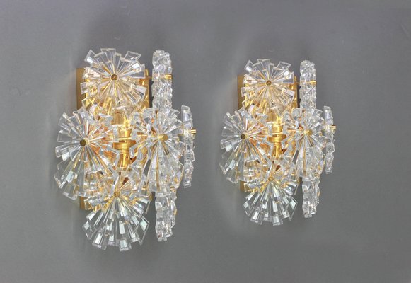 Crystal Sconces from Kinkeldey, Germany, 1970s, Set of 2-UGR-1085713