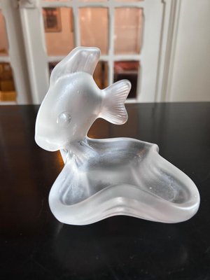 Crystal Soap Holder from Cristalleries de Vannes, 1970s-AVC-1805224