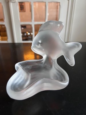 Crystal Soap Holder from Cristalleries de Vannes, 1970s-AVC-1805224