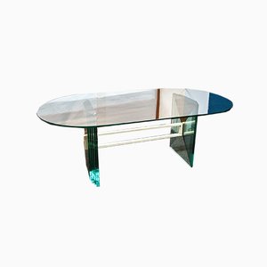 Crystal Table by Galotti & Radice, Italy, 1970s-VCV-928507