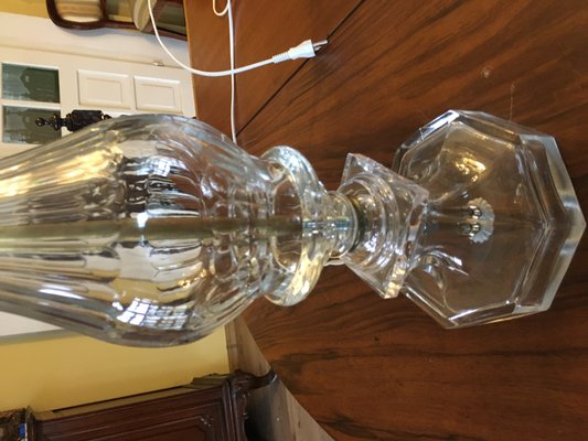 Crystal Table Lamp, 1980s-WQQ-782659