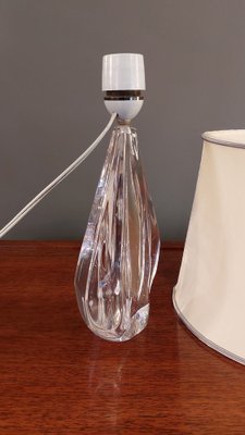 Crystal Table Lamp by Paul Daum for Daum, France, 1950s-QZZ-1797030