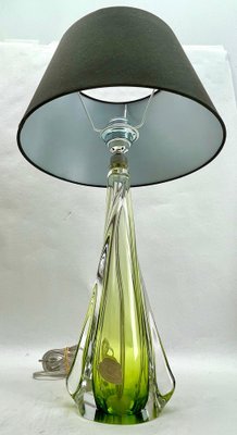 Crystal Table Lamp from Val Saint Lambert, 1950s-MJY-1743415