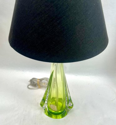 Crystal Table Lamp from Val Saint Lambert, 1950s-MJY-1743415