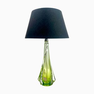 Crystal Table Lamp from Val Saint Lambert, 1950s-MJY-1743415