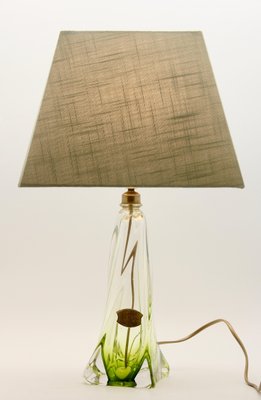 Crystal Table Lamp from Val Saint Lambert, 1953-MJY-1148863