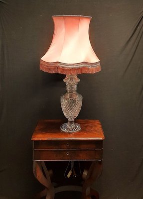 Crystal Table Lamp with Diamond Tips, 1950s-AWH-803896