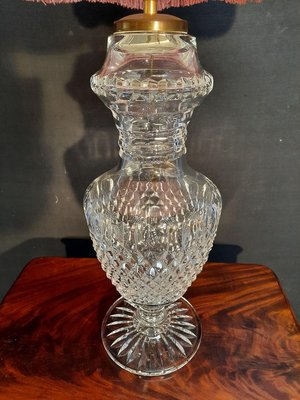 Crystal Table Lamp with Diamond Tips, 1950s-AWH-803896