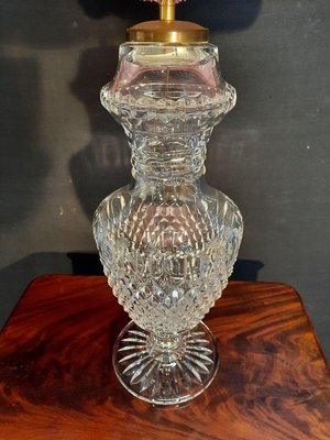 Crystal Table Lamp with Diamond Tips, 1950s-AWH-803896