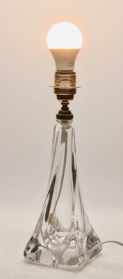 Crystal Table Lamp with Label from Val Saint Lambert-MJY-1148939