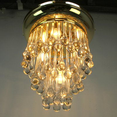 Crystal Tear Drop Ceiling Lamp-NE-1239214