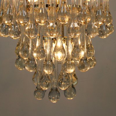 Crystal Tear Drop Ceiling Lamp-NE-1239214