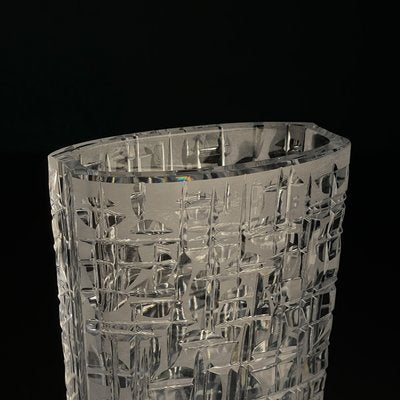 Crystal Vase by Kristall Krisla, Italy, 1960s-WQC-2028319