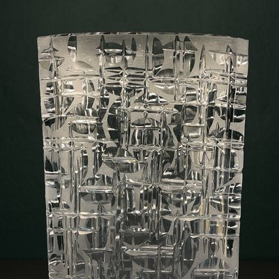 Crystal Vase by Kristall Krisla, Italy, 1960s-WQC-2028319