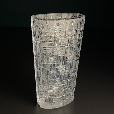 Crystal Vase by Kristall Krisla, Italy, 1960s-WQC-2028319