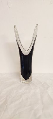 Crystal Vase by Paul Kedelv for Flygsfors. Sweden, 1950s-RGF-1318917