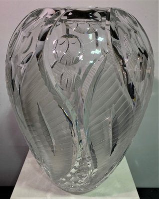 Crystal Vase from Bohemia, 1970s-IKW-783612