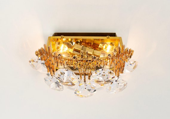 Crystal Wall Lights by Sciolari for Palwa, Germany, 1960s, Set of 2-UGR-1747984