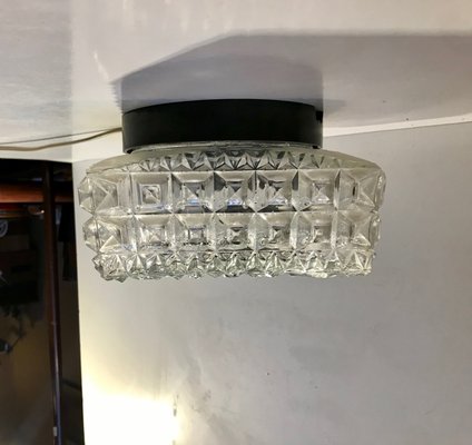 Crystal Wall Sconce or Flush Mount from Limburg, 1970s-LCR-892907