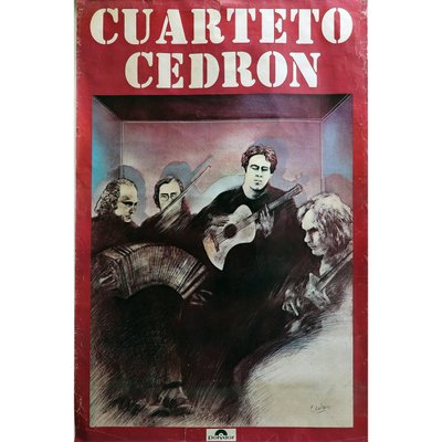 Cuarteto Cedron, 1977, Chances Poster Polydor, Argentina-DEK-932521