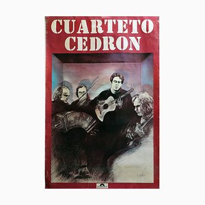 Cuarteto Cedron, 1977, Chances Poster Polydor, Argentina-DEK-932521