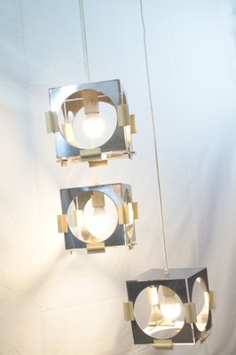 Cube Cascade Pendant Lamp by Goffredo Reggiani for Reggiani, 1970s-JYA-973760