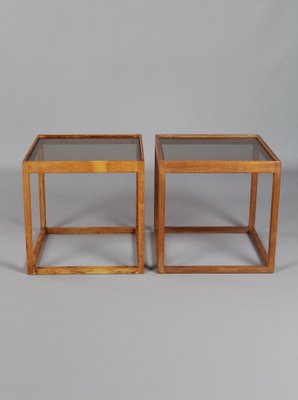 Cube Tables by Kurt Østervig for KB Møbler, Denmark, 1960s, Set of 2-TY-1063777