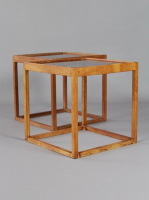 Cube Tables by Kurt Østervig for KB Møbler, Denmark, 1960s, Set of 2-TY-1063777