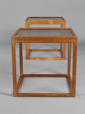 Cube Tables by Kurt Østervig for KB Møbler, Denmark, 1960s, Set of 2-TY-1063777