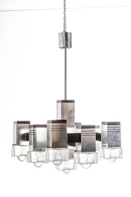 Cubic Chandelier by Gaetano Sciolari, 1970s-MBH-1031988