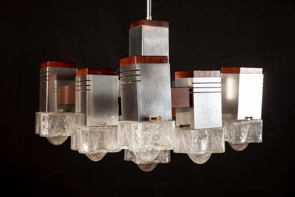 Cubic Chandelier by Gaetano Sciolari, 1970s-MBH-1032228