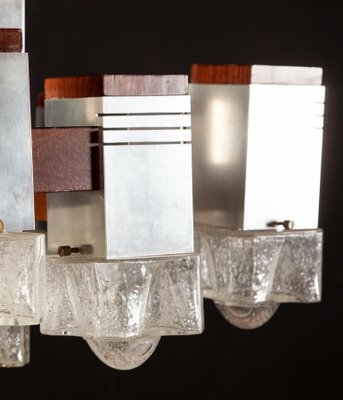 Cubic Chandelier by Gaetano Sciolari, 1970s-MBH-1032228