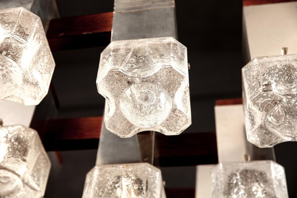 Cubic Chandelier by Gaetano Sciolari, 1970s-MBH-1031988