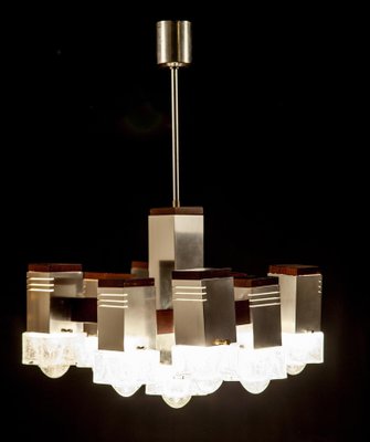 Cubic Chandelier by Gaetano Sciolari, 1970s-MBH-1031988