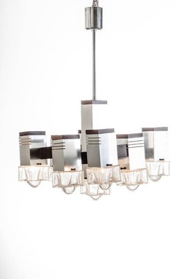 Cubic Chandelier by Gaetano Sciolari, 1970s-MBH-1032228