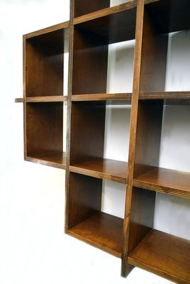 Cubical Wall Bookcase in Laminate, Italy, 1970s-HS-1804281